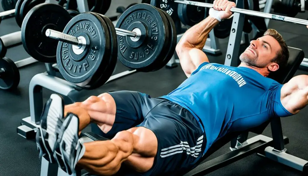 executing the incline bench press
