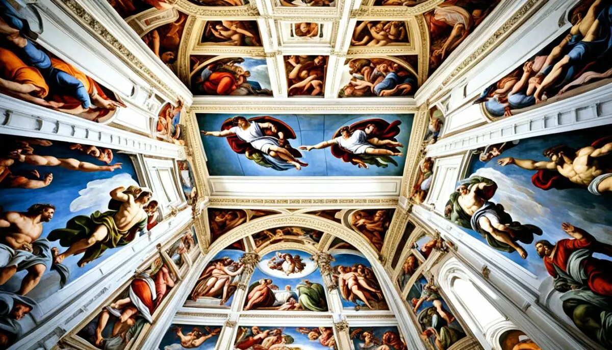 how did michelangelo paint the frescoes of the sistine chapel
