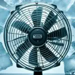 how to make a fan blow cold air