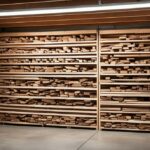 how to store wood in garage