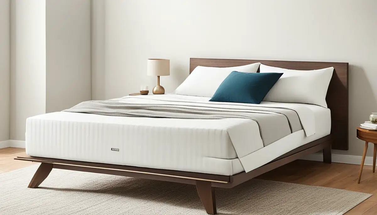 lopsided bed