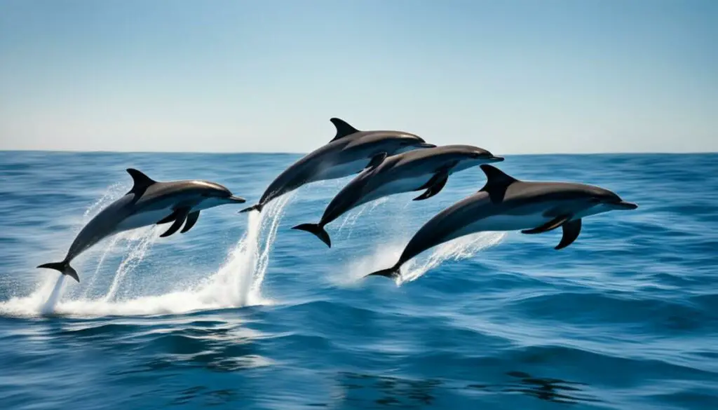 maximum height dolphins can jump