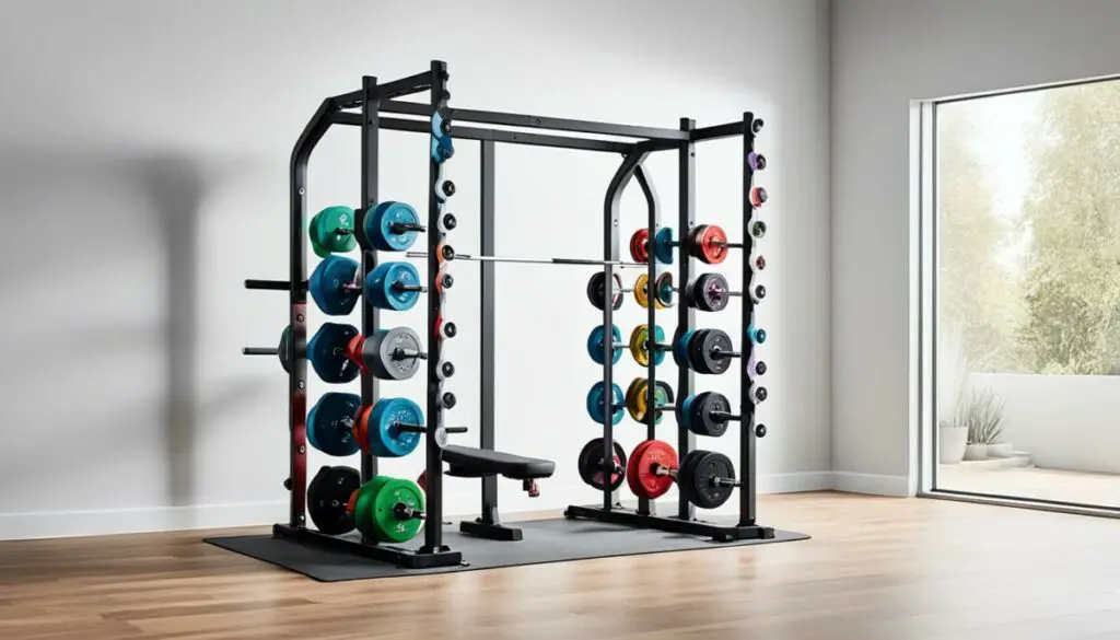 peloton weights rack