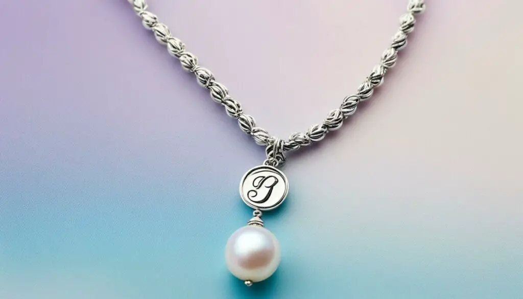personalized pearl necklace