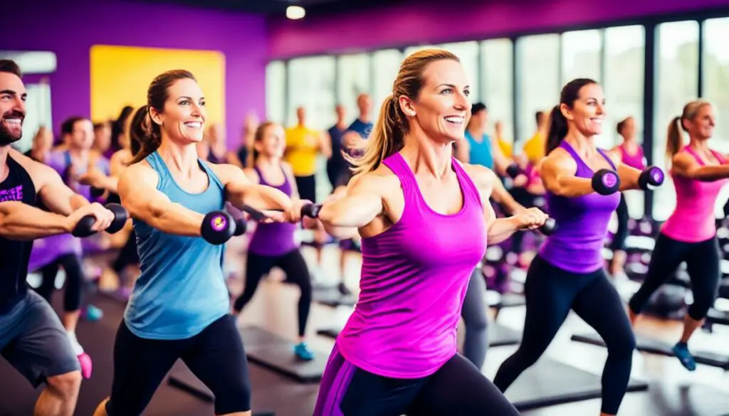 planet fitness group classes