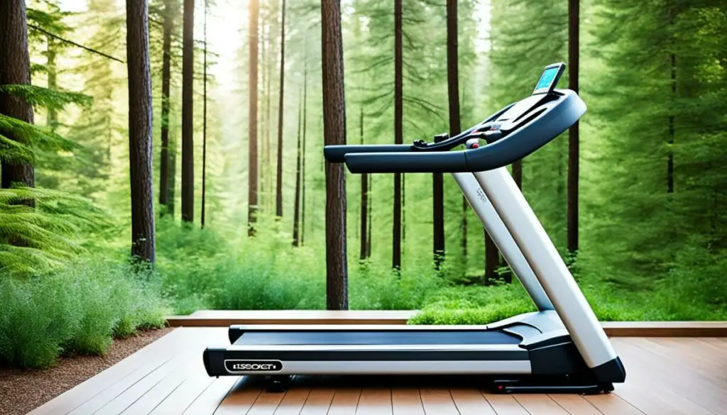 quiet folding treadmill
