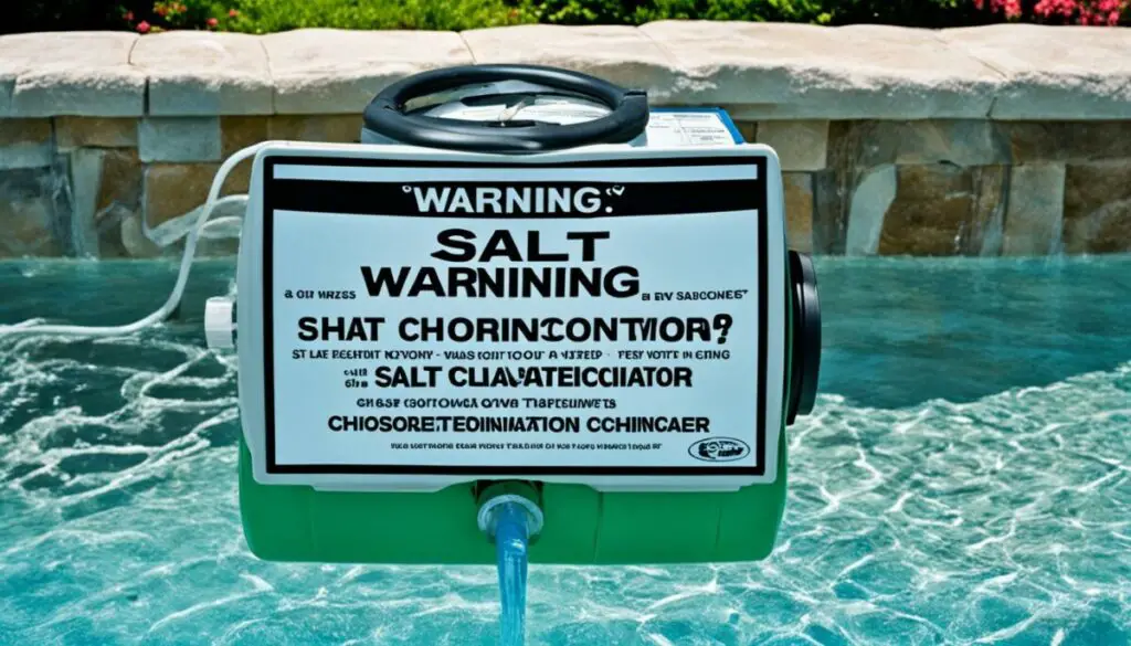 salt chlorinator low salt warning