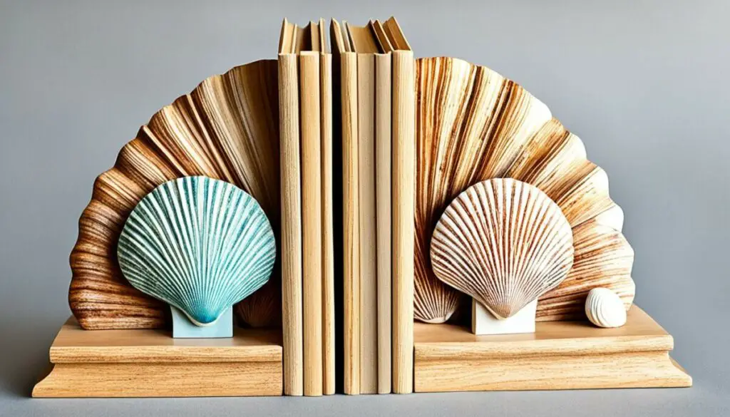 seashell bookends