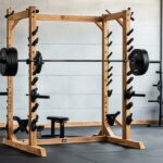 squat rack wood