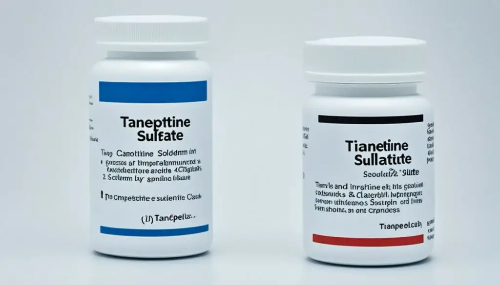 tianeptine sodium vs sulfate comparison