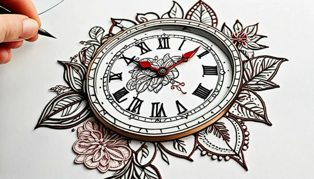 time required for embroidery tattoos