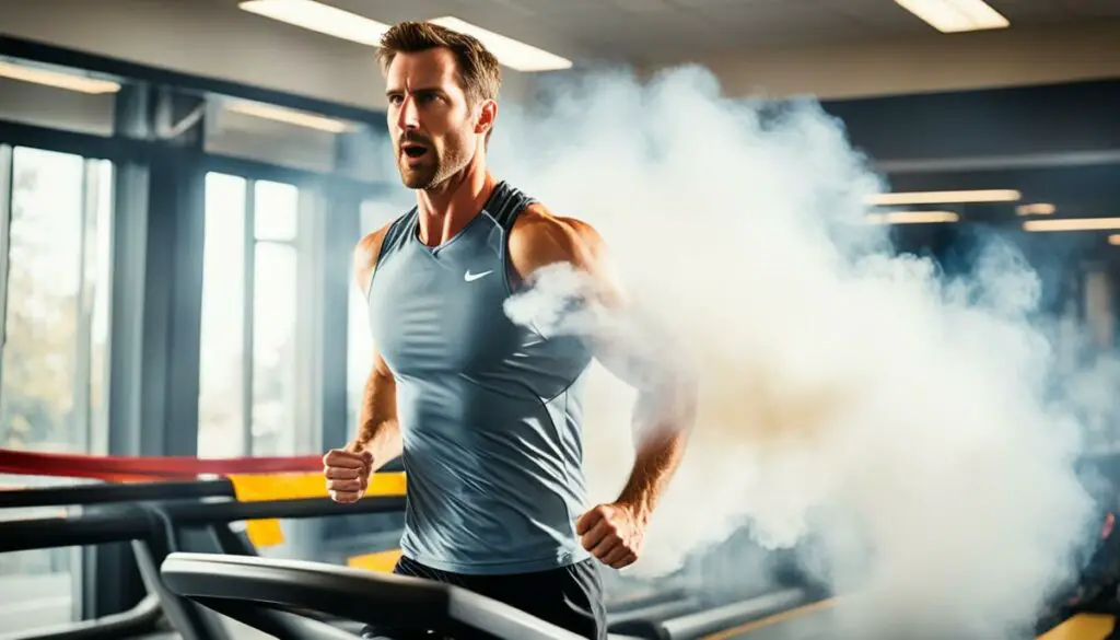 treadmill burning scent