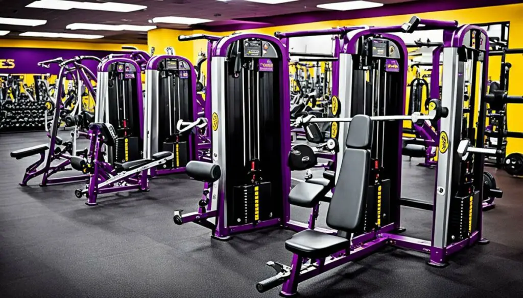types of machines at Planet Fitness