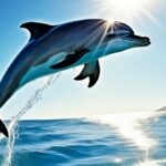 why do dolphins jump