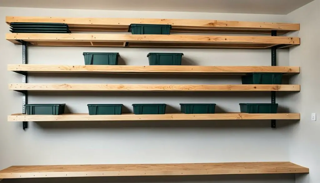 wood storage rack for garage